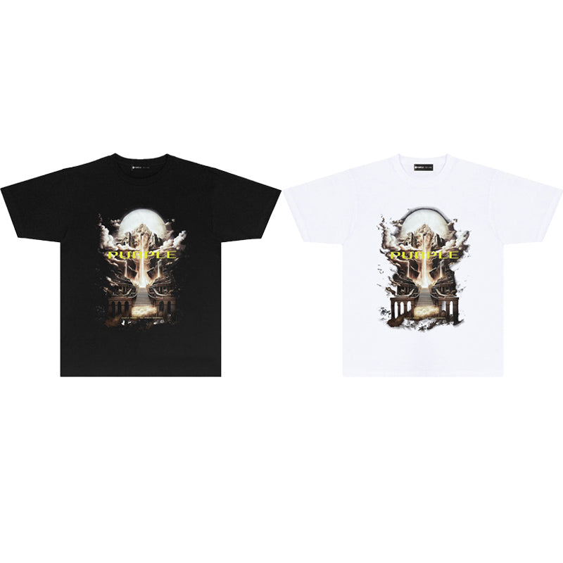 PURPLE  fashion T-shirt