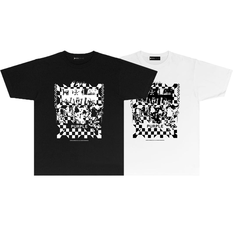 PURPLE  fashion T-shirt