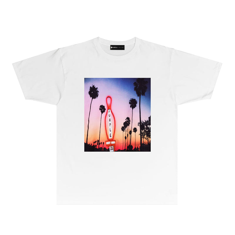 PURPLE  fashion T-shirt