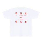 PURPLE  fashion T-shirt